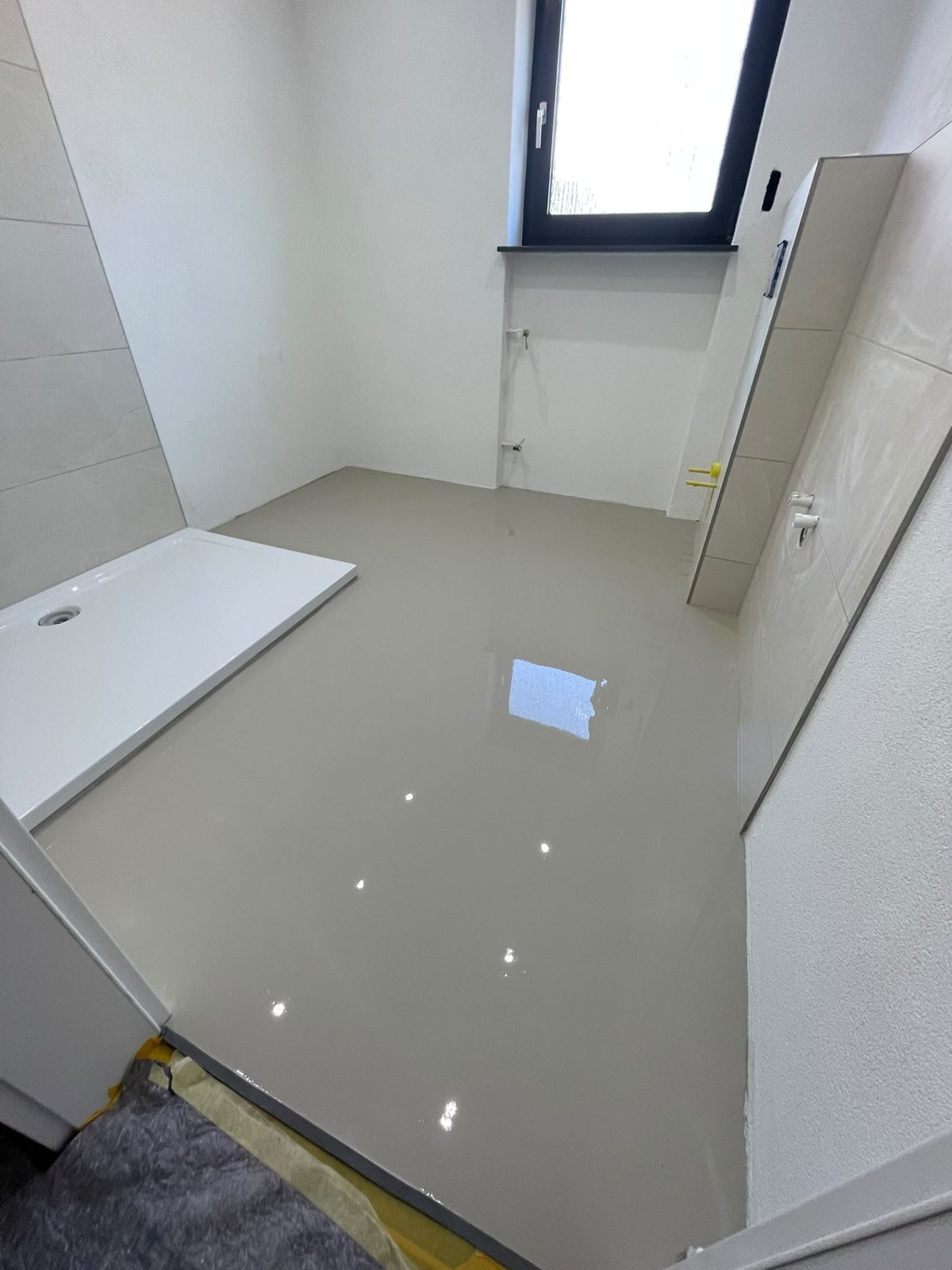 Badezimmer – Schritt 2: Ausgleichsmasse